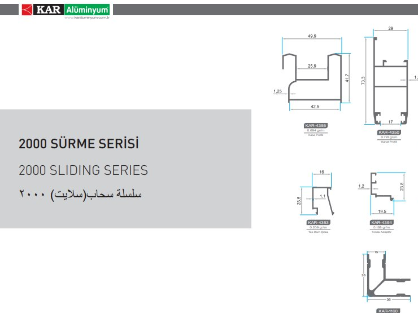 2000 SÜRME PROFİLLER